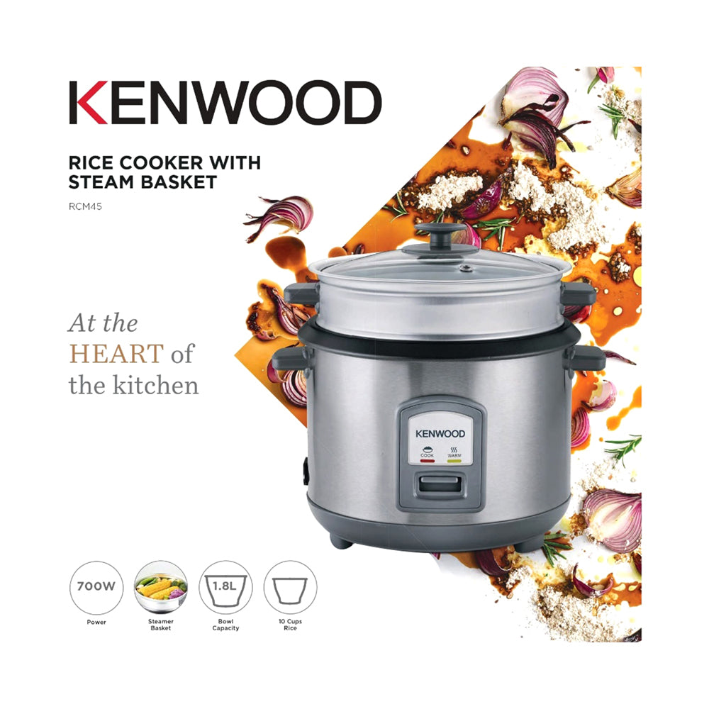 Kenwood Rice Cooker 1800ml Silver