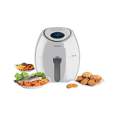 Kenwood Digital Air Fryer XL 3.8L 1.7Kg 1500W With Rapid Hot Air Circulation For Frying, Grilling, Broiling, Roasting, Baking And Toasting Hfp30.000Wh