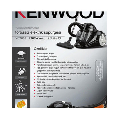 Kenwood Canister Vacuum Cleaner Black