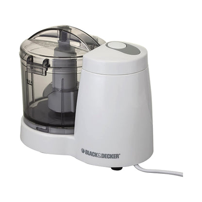 Black & Decker Mini Chopper 350ml White