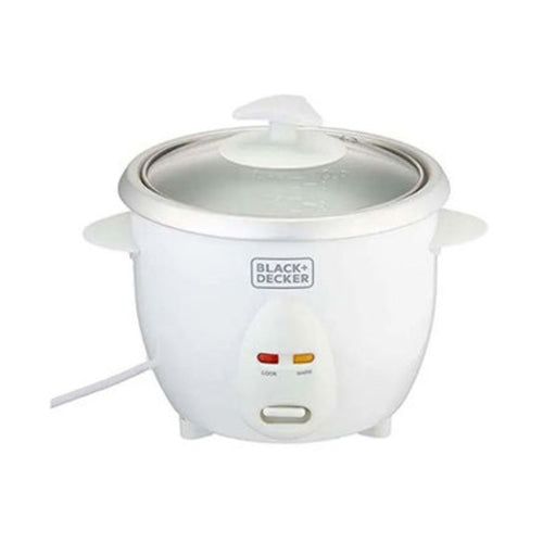 Black + Decker Non-Stick Rice Cooker 600ml White