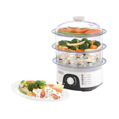 Black & Decker 3-Tier Food Steamer 775W