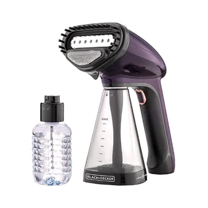 Black & Decker Handheld Garment Steamer 260ml Dark Purple