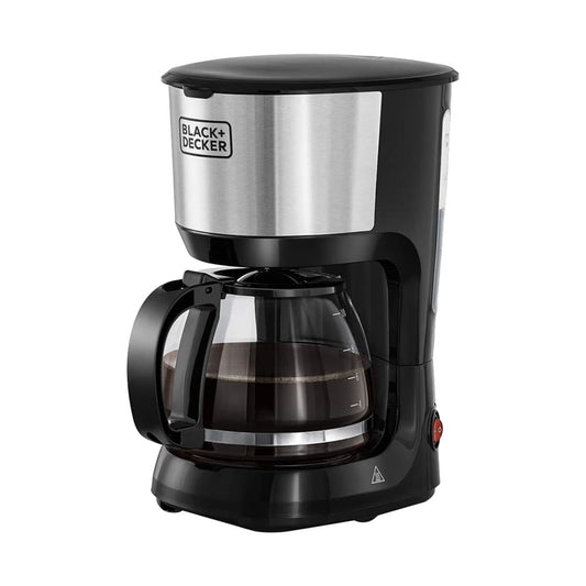 Black & Decker 10 Cup Glass Coffee Machine 1.25L Black