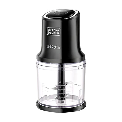 BLACK+DECKER BLACK+DECKER Vertical Chopper, 4 Blades, 500W, 500ml, Black - FC500-B5