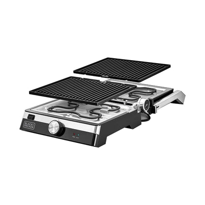 Black & Decker Family Health Contact Grill 2000W Black/Silver