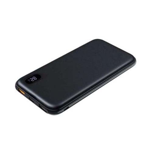 Trands 3-Ports Power Bank With Digital Display 10000mAh Black