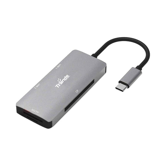 Trands Multifunction USB Type-C Adapter Grey