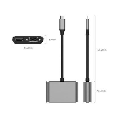 Trands Type-C To HDMI Adaptor Grey