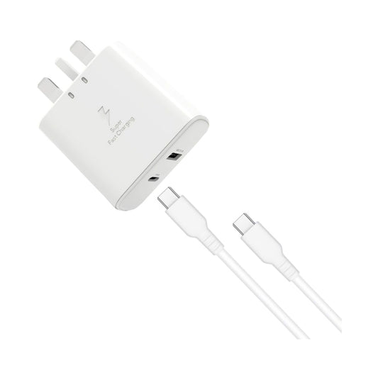 Trands 36W QC 3.0 Wall Charger With Type-C Cable White