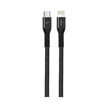 Trands USB Type-C To Lightning Data Sync And Charging Cable 1 m Black