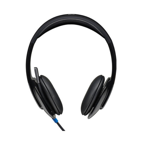 Logitech USB Wired Over-Ear Headset Black