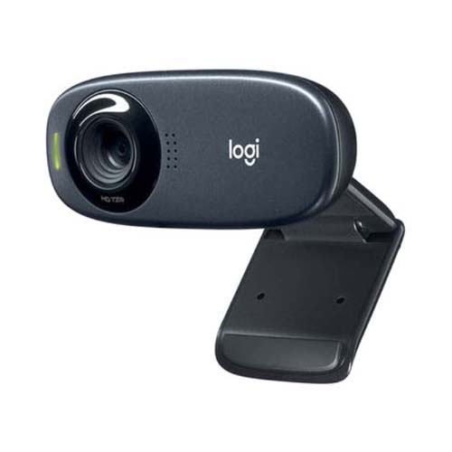Logitech 1280 x 720 Pixel HD Webcam Stand Clip Black