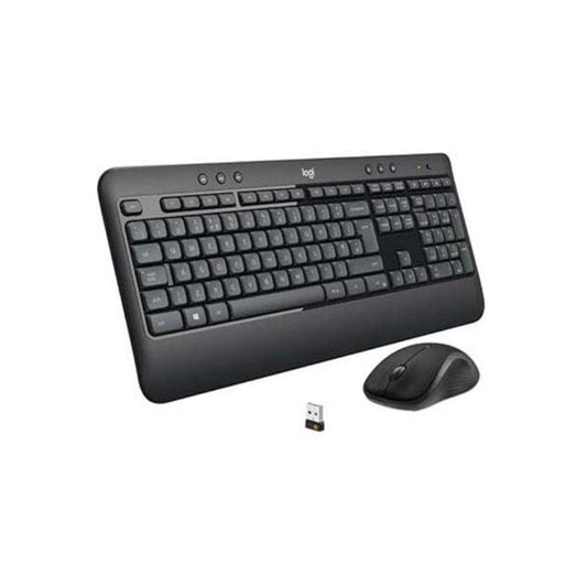 Logitech Wireless Keyboard And Mouse Set Black