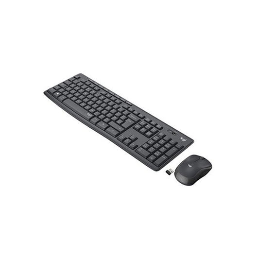 Logitech Silent Wireless Keyboard And Mouse Set Black