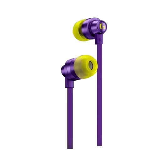 Logitech Wired In-Ear Gaming Earphones Purple