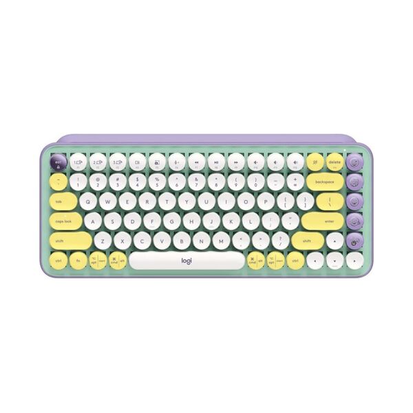 Logitech Pop Wireless Mechanical Emoji Keyboard Daydream