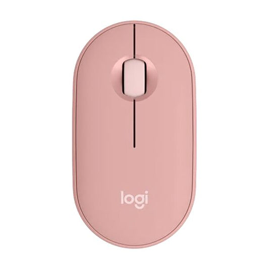 Logitech Pebble Mouse 2 M350S Bluetooth Mouse Tonal Rose