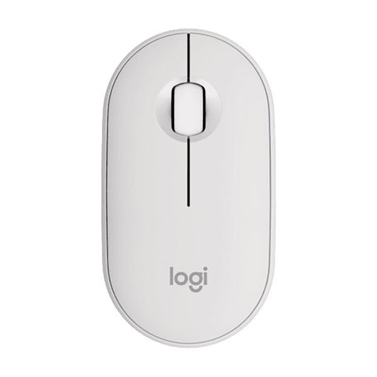 Logitech Pebble Mouse 2 M350S Bluetooth Mouse Tonal White