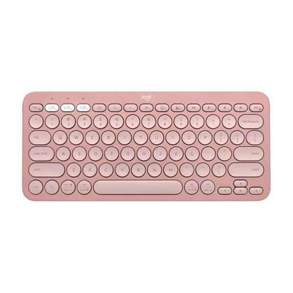 Logitech Pebble Keys 2 K380S Bluetooth Keyboard Tonal Rose