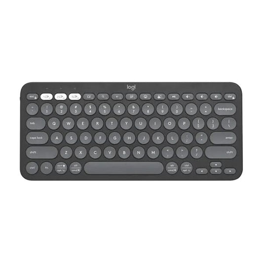 Logitech Pebble Keys 2 K380S Bluetooth Keyboard Tonal Graphite