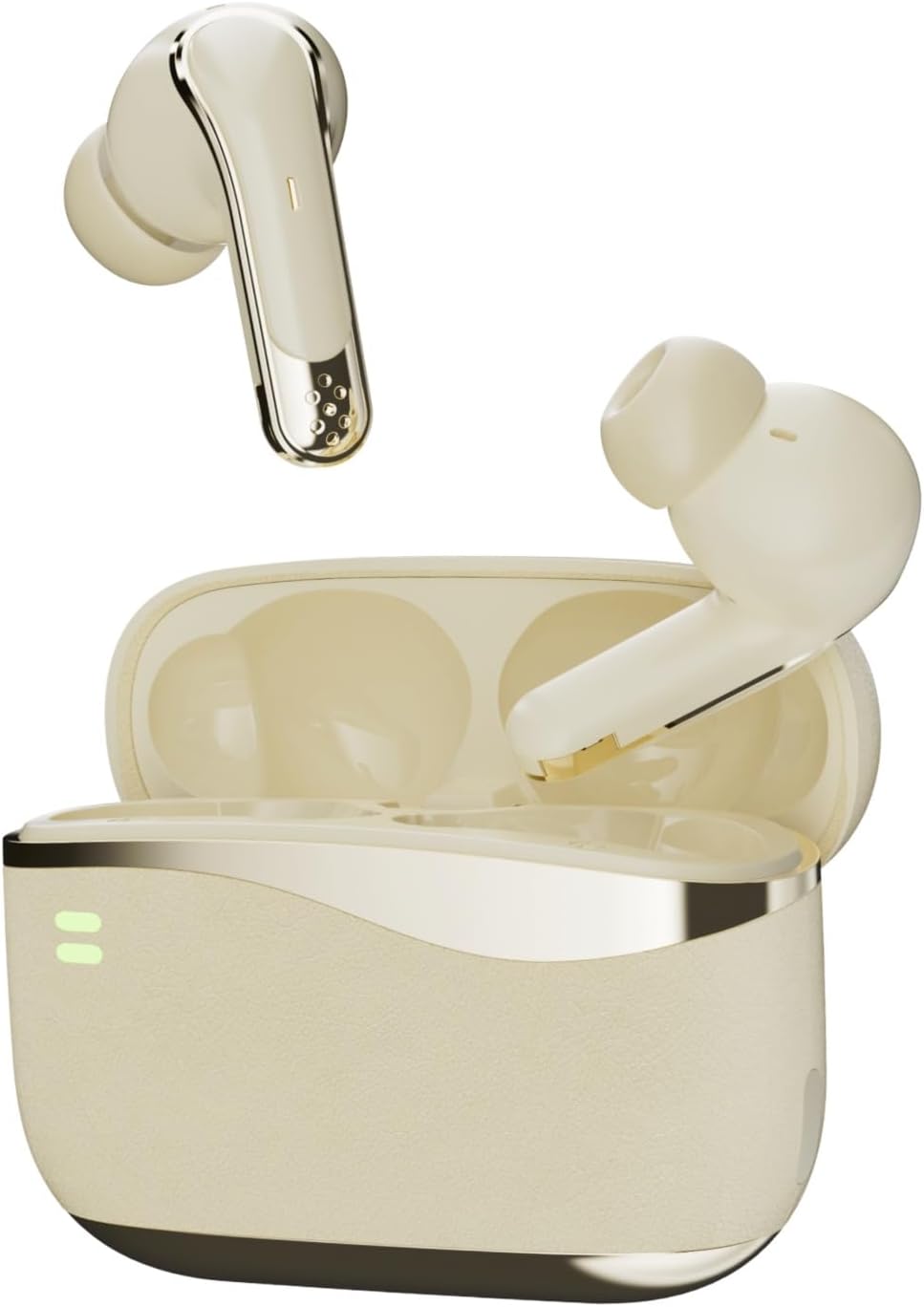 Grabit GTunes Duet TWS Earbuds with Active Noise Cancelling Beige