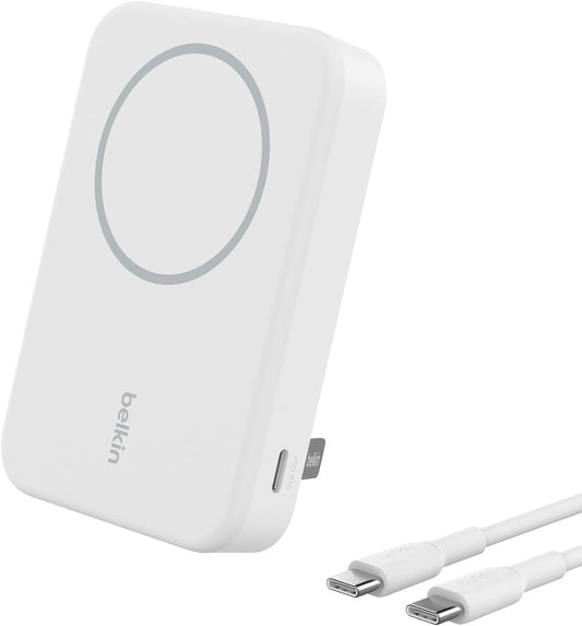 Belkin Magnetic Wireless Power Bank 10000mAh 15W with Stand – White