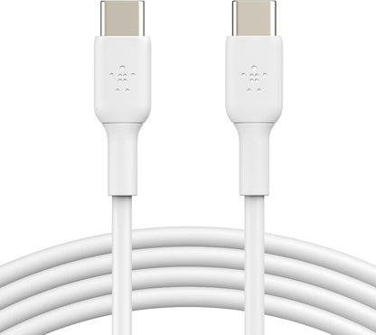 Belkin USB-C to USB-C Charging Cable 1M – Fast Charge Data Cable – White