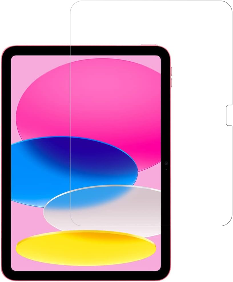 PROTECT  iPad 10th Gen Sapphire Crystal Screen Protector, Protective, Anti Scratch, Tempered Glass, Clear, SCIP10
