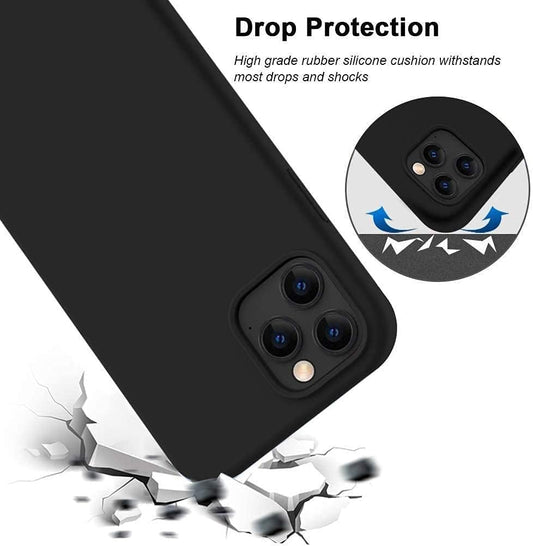 PROTECT  iPhone 12 Pro Max Straw Phone Case, Biodgradable, Black, SIP12PMB