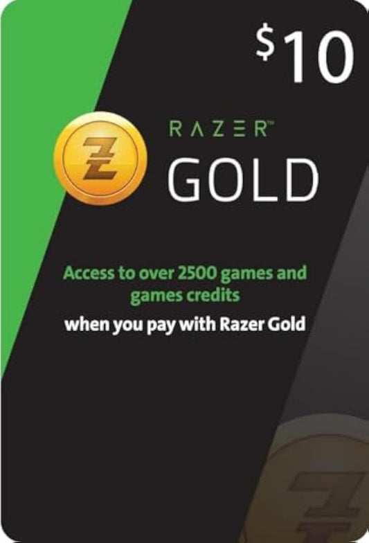 EPAY RAZER GOLD - $10 (GLOBAL)