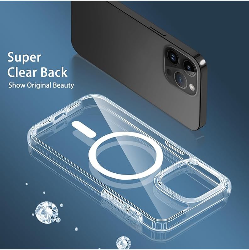 PROTECT  iPhone 12 Pro Lucid Phone Case, Magsafe, Bundle, Screen Protector included, Clear, MSIP12P