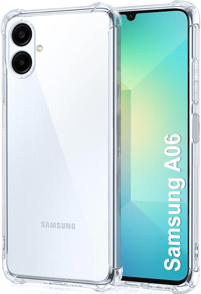 PROTECT  Samsung A06 Lucid Phone Case, Anti Scratch, Bundle, Screen Protector included, Protective, Clear, LSAMA06