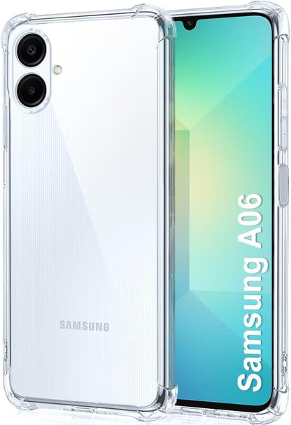 PROTECT  Samsung A06 Lucid Phone Case, Anti Scratch, Bundle, Screen Protector included, Protective, Clear, LSAMA06