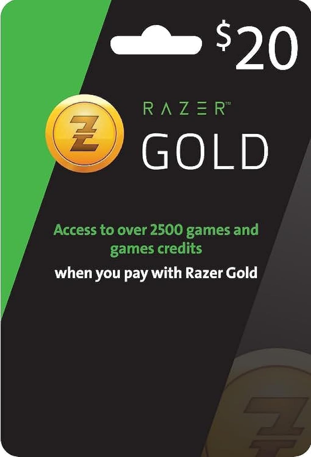 EPAY RAZER GOLD - $20 (GLOBAL)