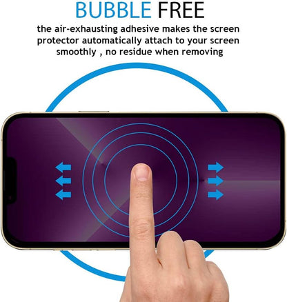 PROTECT  iPhone 13 Pro Max Privacy Screen Protector,  9D Tempered Glass, Anti Scratch, Matte , Black, PIP13PMTGM