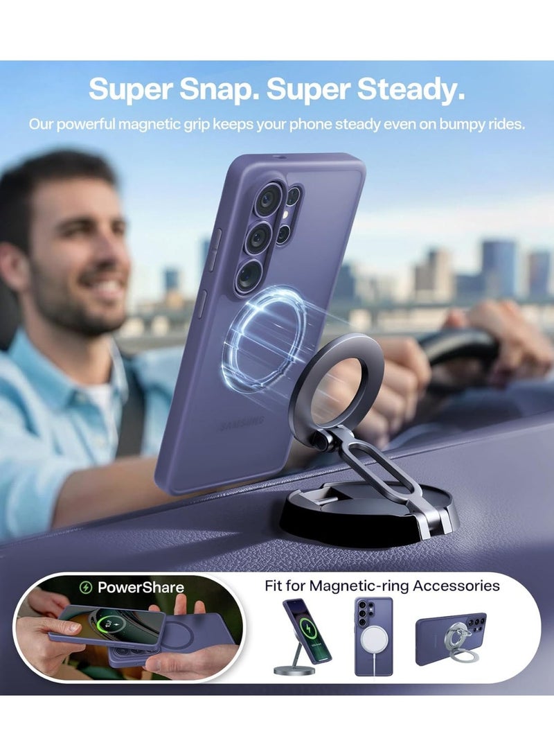 TORRAS Guardian Magnetic Case for Samsung Galaxy S26 Ultra - Dark Purple