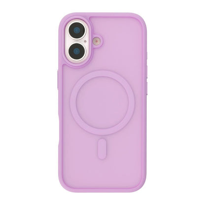 Infinyty Gleam Hybrid Matte Soft Touch MagSafe Case for iPhone 17, Purple