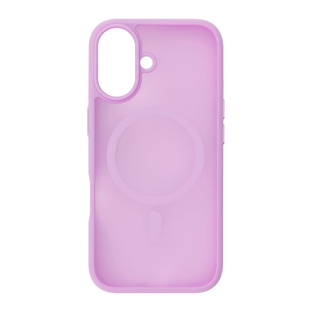 Infinyty Gleam Hybrid Matte Soft Touch MagSafe Case for iPhone 17, Purple