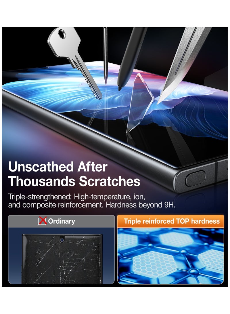 TORRAS Install Master Screen Protector for Samsung Galaxy S24 Ultra - Clear