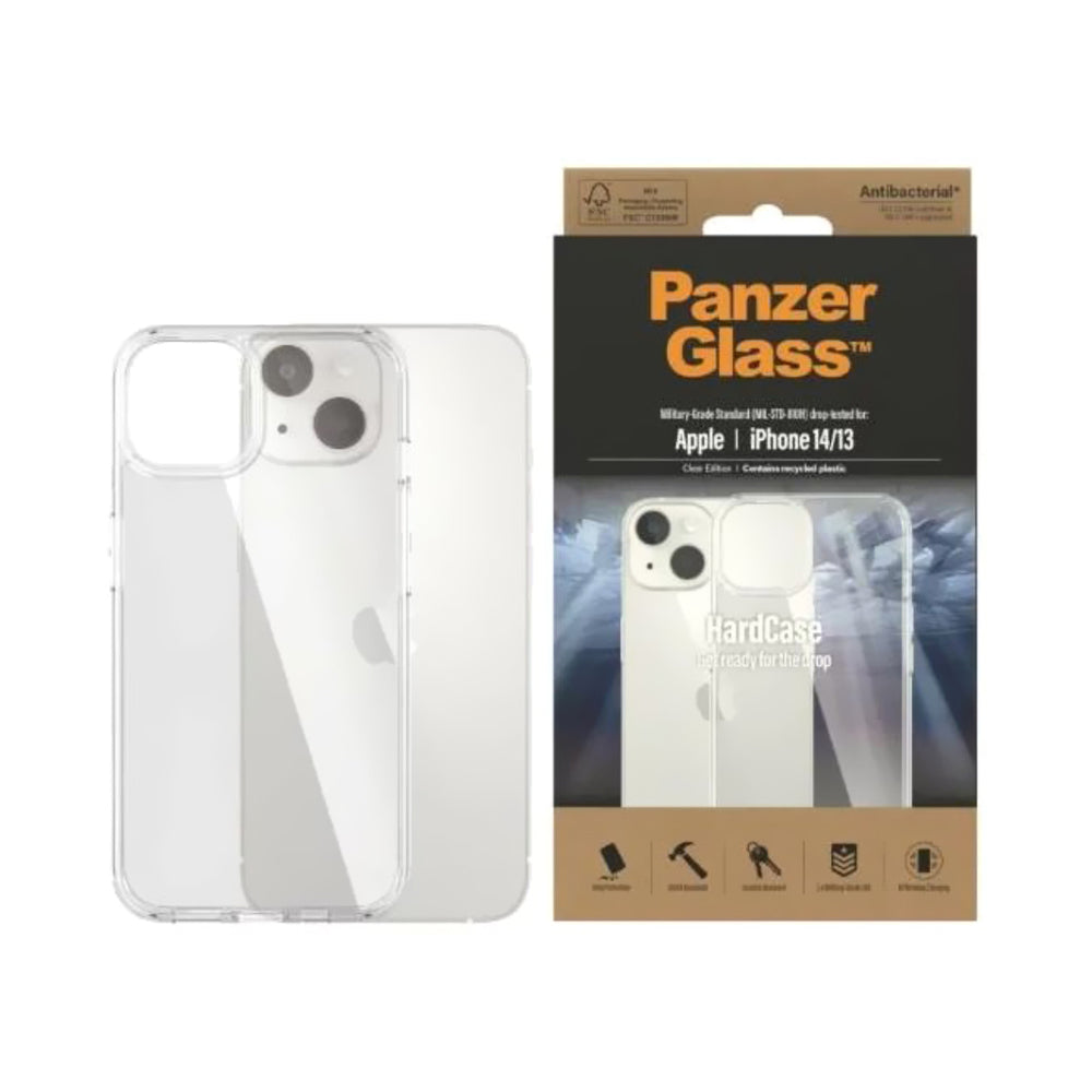 Panzer Hard Case Cover for Apple iPhone 14 Clear