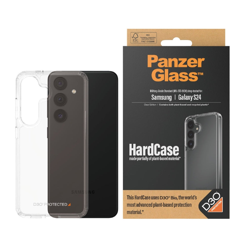 Panzerglass Hardcase With D3O for Samsung Galaxy S24 Transparent