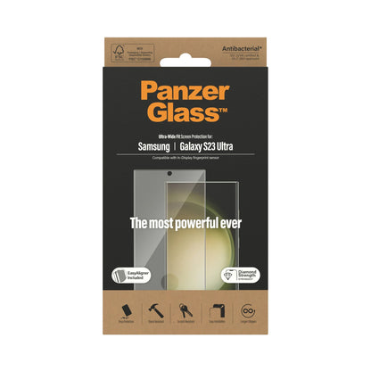 PanzerGlass Tempered Glass Screen Protector For Samsung Galaxy S23 Ultra Clear