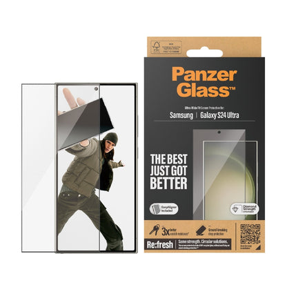 Panzerglass Ultra-Wide Fit Screen Protector for Samsung Galaxy S24 Ultra  Transparent