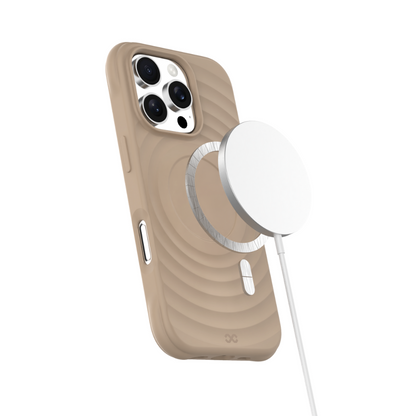 Infinyty Quiver Ripple Silicone Case iPhone 16 Pro, Dark Grey