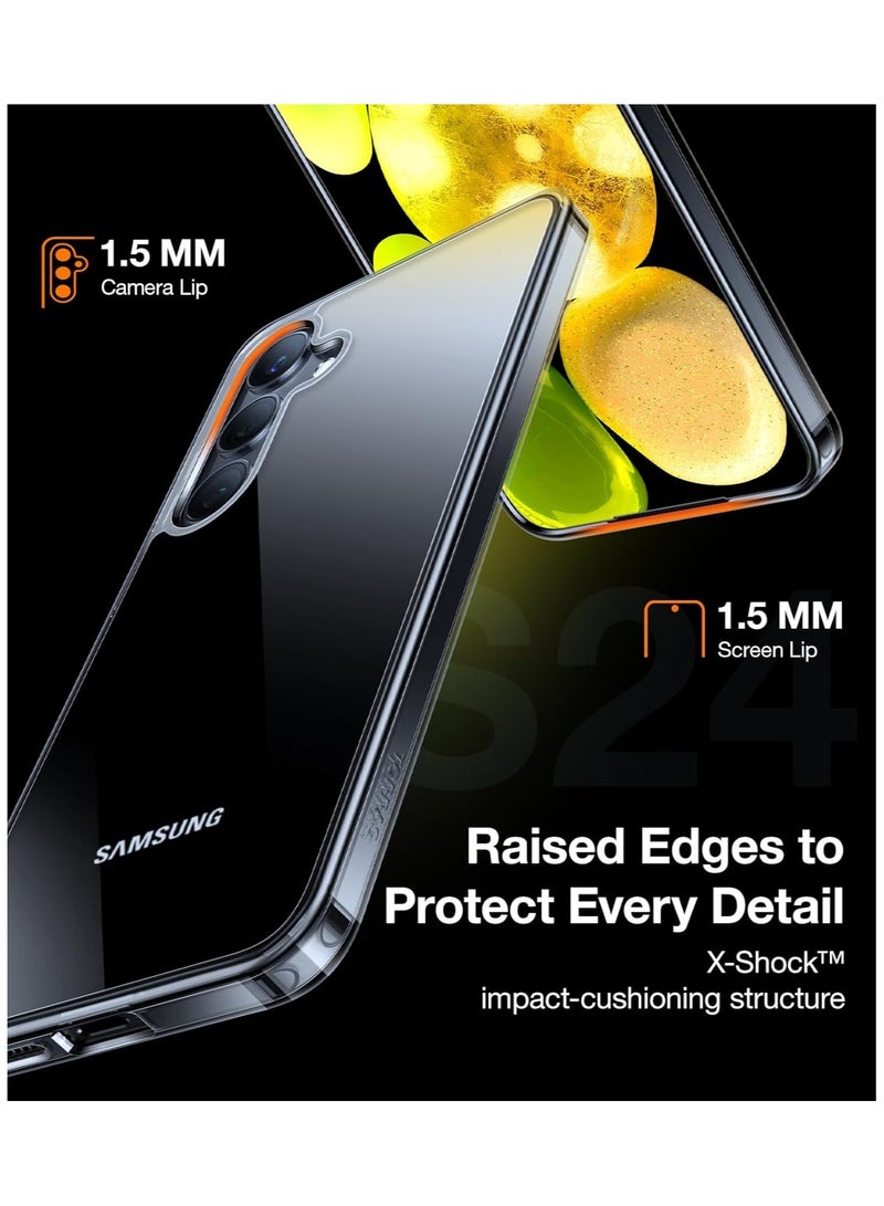 TORRAS Diamond Case for Samsung Galaxy S24 - Clear