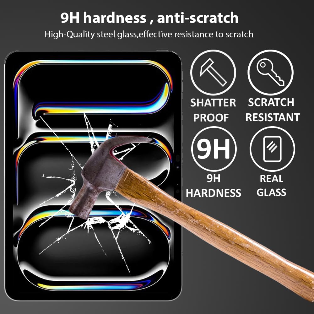 PROTECT  iPad Pro 12.9 inch  Sapphire Crystal Screen Protector, Protective, Anti Scratch, Tempered Glass, Clear, SCIP129