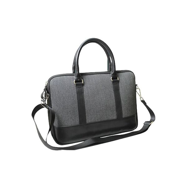 Max & Max York Slim Bag for 15 inch Laptop Grey and Black