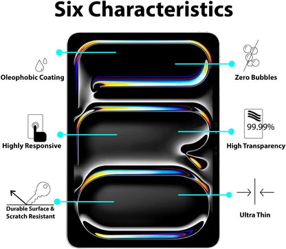 PROTECT  iPad Pro 12.9 inch  Sapphire Crystal Screen Protector, Protective, Anti Scratch, Tempered Glass, Clear, SCIP129