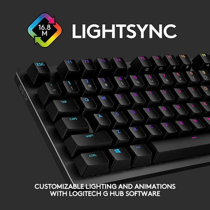 Logitech RGB Lightning Mechanical Gaming Keyboard, G512, Black